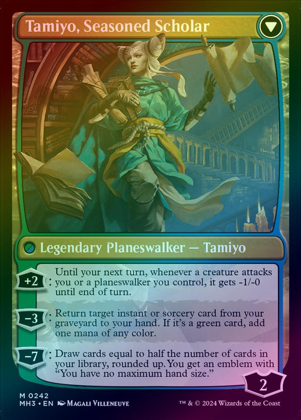 Magic Singles - Tamiyo Inquisitive Student / Tamiyo Seasoned Scholar (Foil)