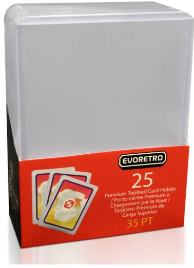 EvoRetro - 3x4 Toploader 35pt - 25ct