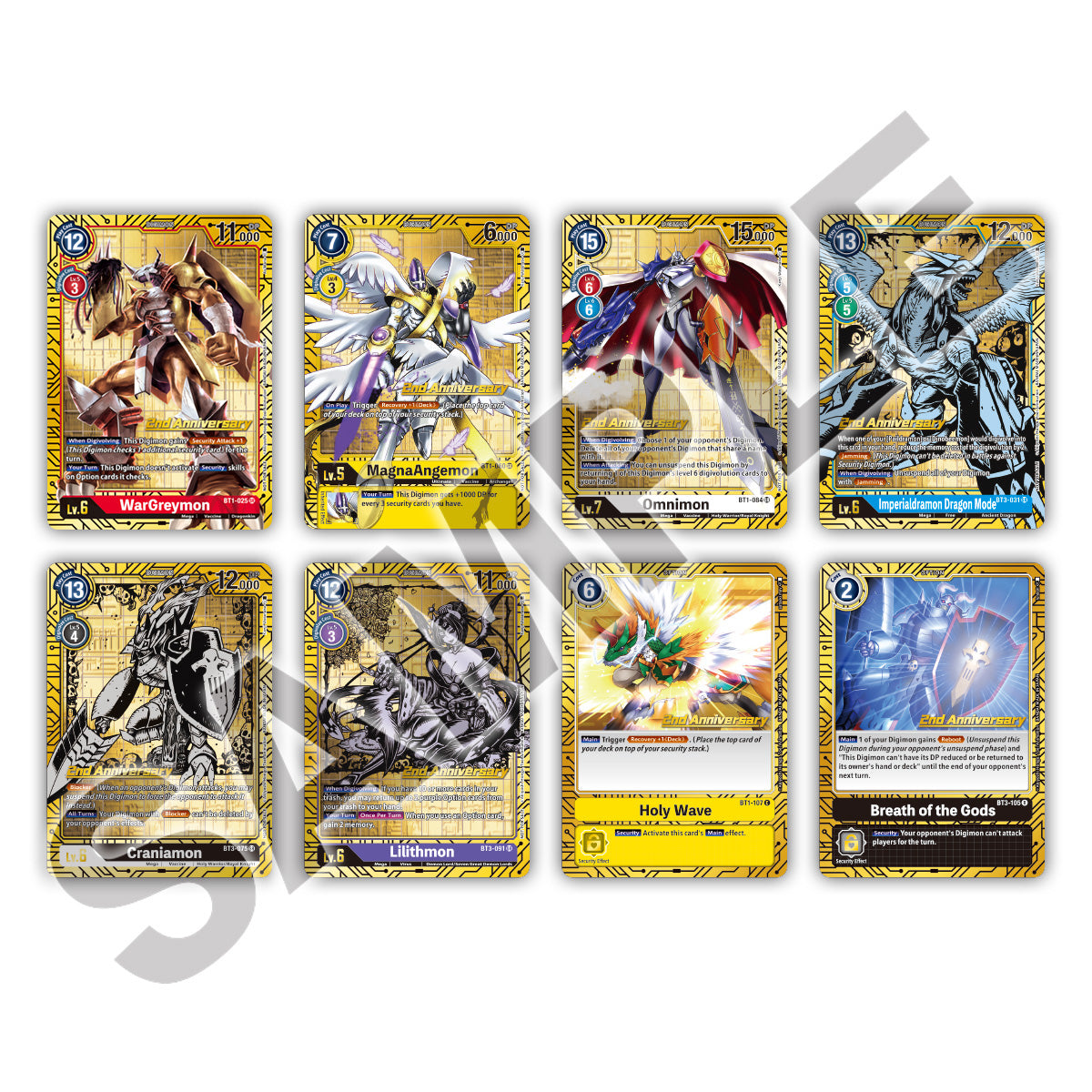 Digimon CG - 2nd Anniversary Set