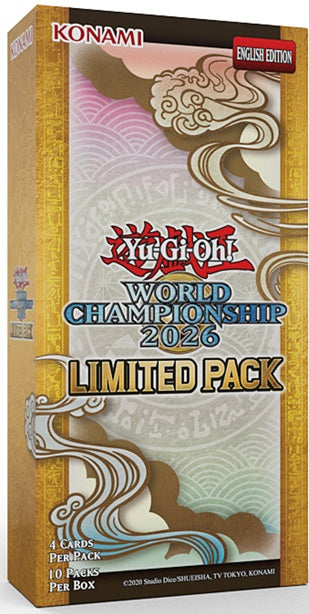 YUGIOH! - 2026 WORLD CHAMPIONSHIP LIMITED PACK BOX