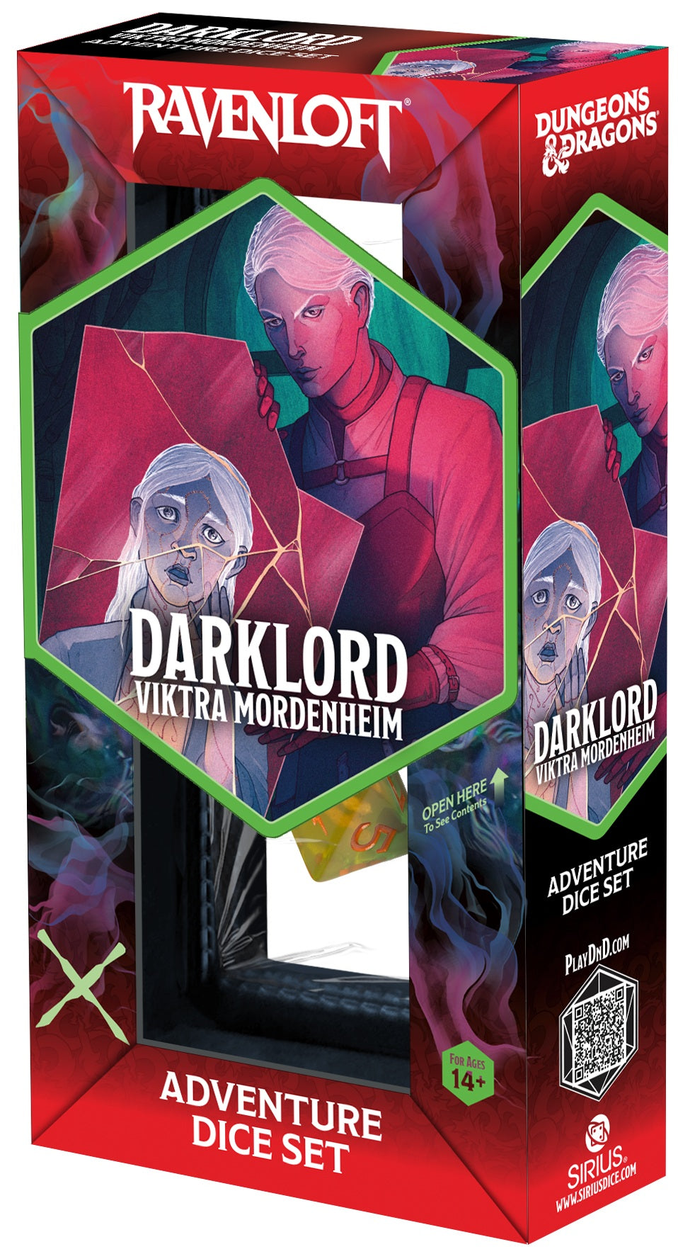 DND ADVENTURE DICE DARKLORD: VIKTRA MORDENHEIM 7-DIE SET