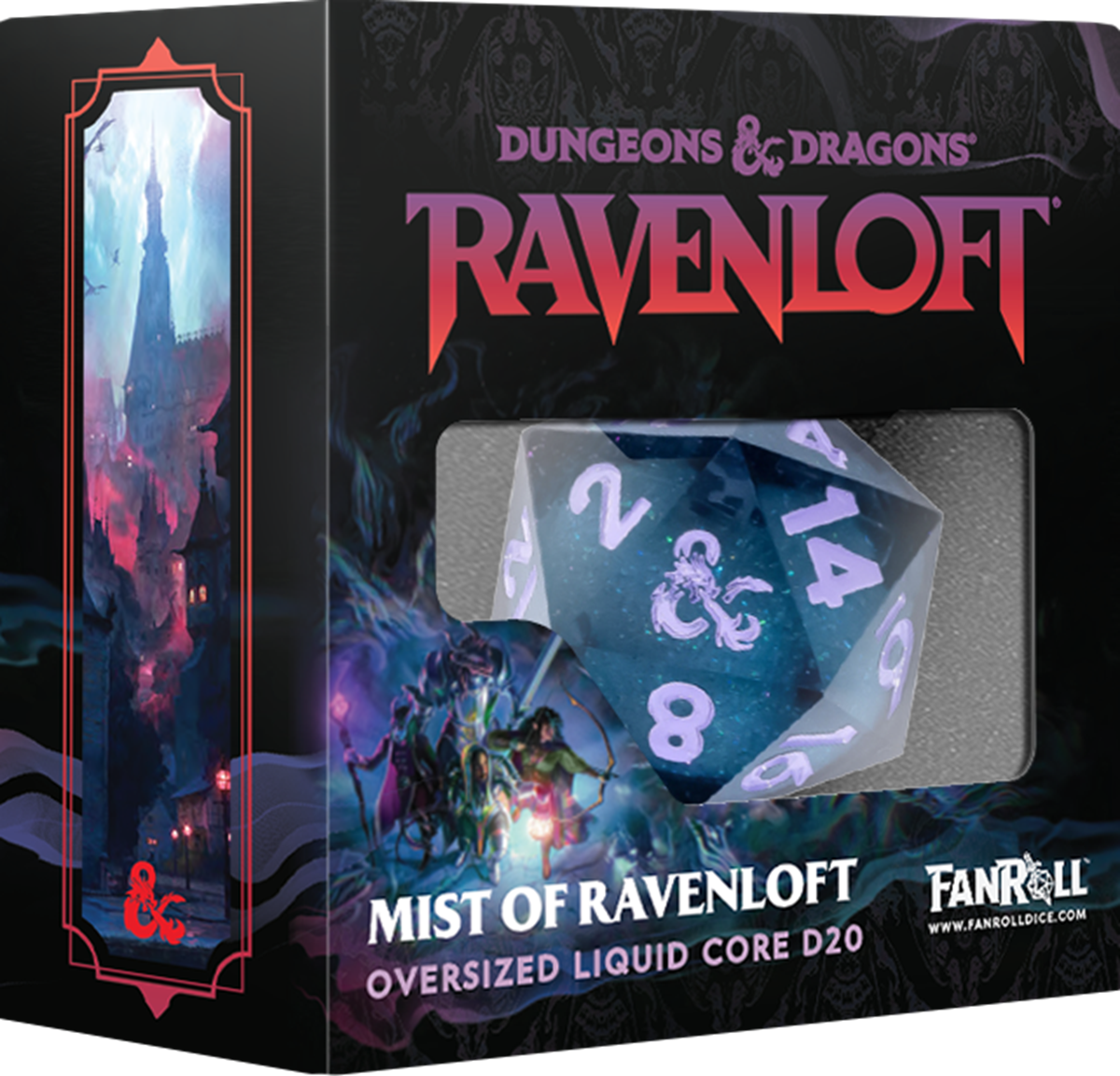 D&D - Mists of Ravenloft - Oversized Liquid Core D20 Dice