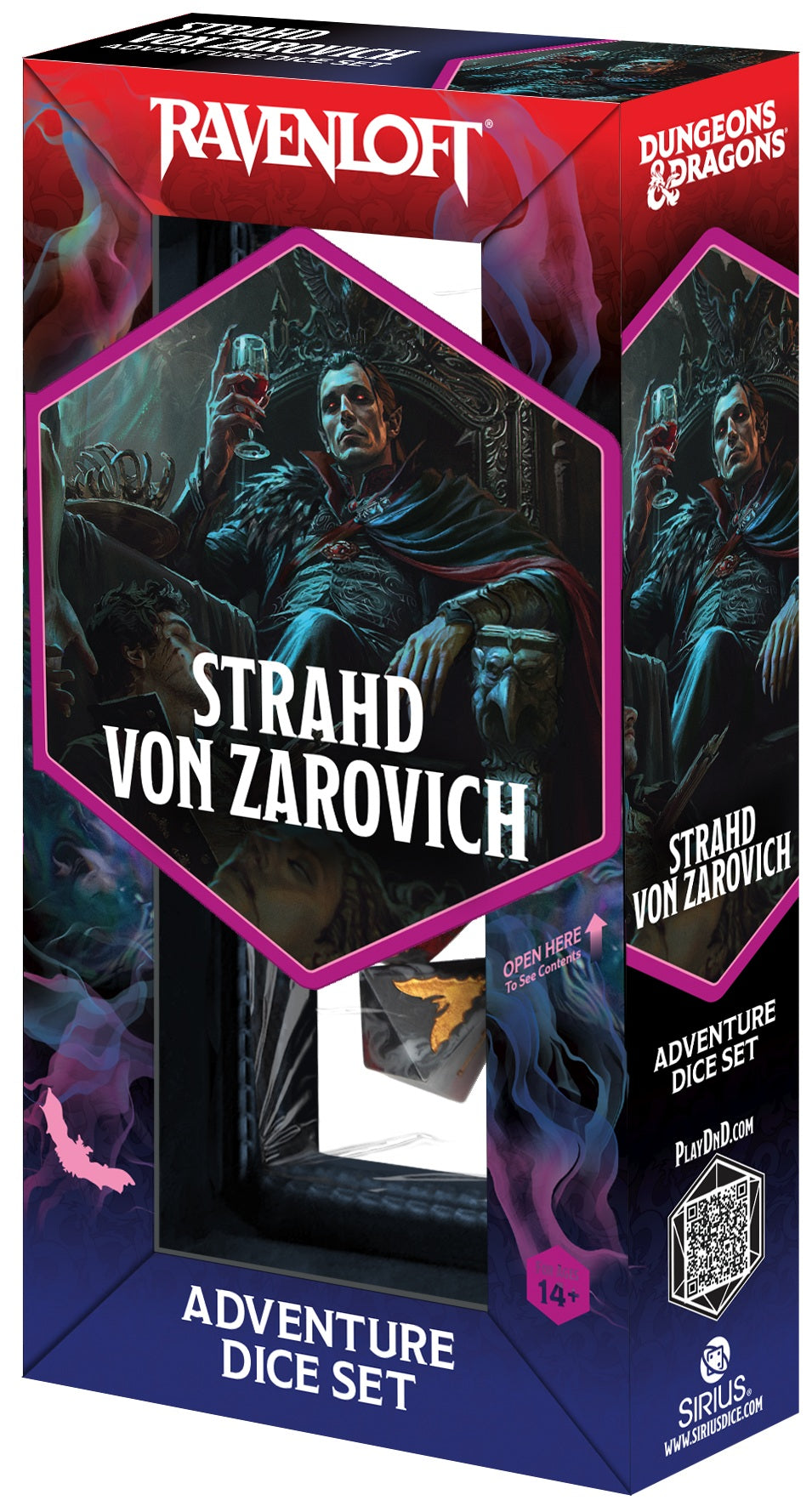 DND ADVENTURE DICE DARKLORD: STRAHD VON ZAROVICH 7-DIE SET