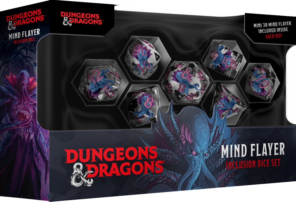 D&D - Mind Flayer Resin Dice Set