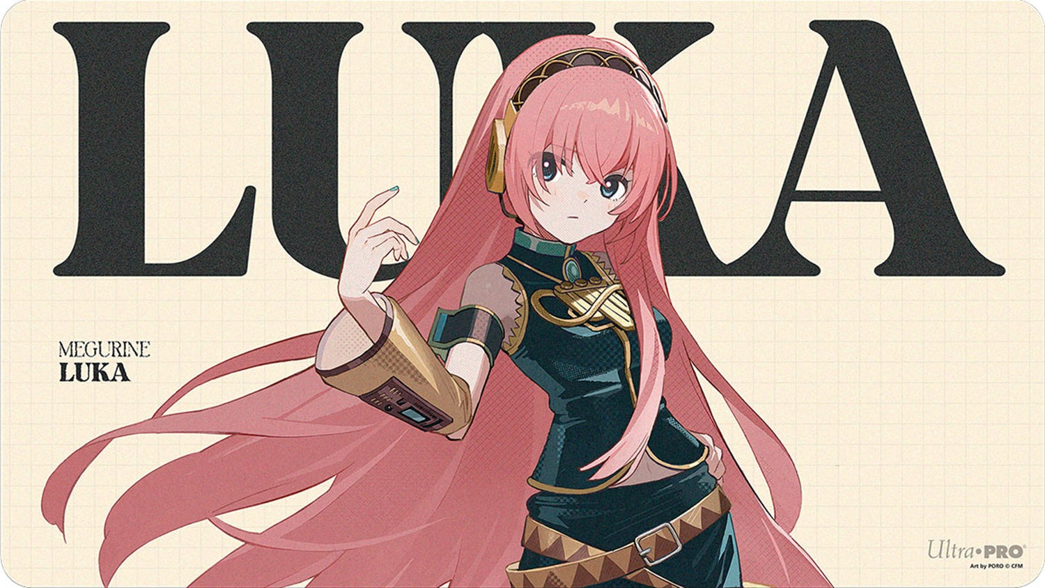UP PLAYMAT - HATSUNE MIKU RETRO SOUNDSCAPES - LUKA PLAYMAT