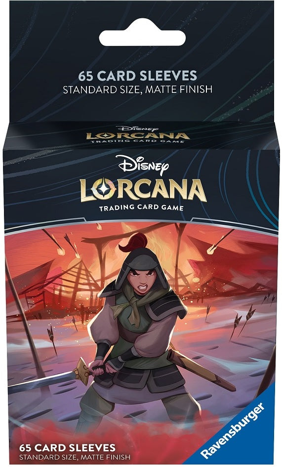 Lorcana Sleeve Set 2 Mulan Sleeves 65ct Three Kingdoms Games Lorcana Sleeve Set 2 Mulan Sleeves 65ct Three Kingdoms Games